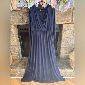 Pinkblush Deep Blue Maxi Dress